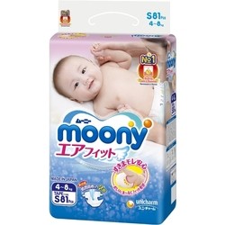 Подгузники Moony Diapers S / 81 pcs