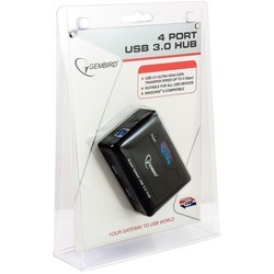 Картридер/USB-хаб Gembird UHB-C344