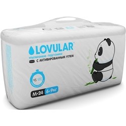 Подгузники Lovular Diapers Absorbed Carbon M/24
