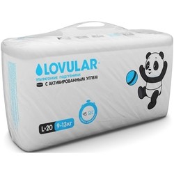 Подгузники (памперсы) Lovular Diapers Absorbed Carbon L / 20 pcs