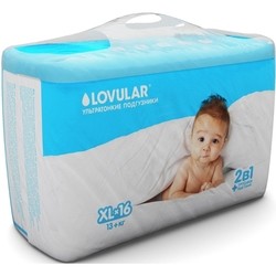 Подгузники Lovular Diapers XL / 16 pcs