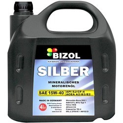 Моторные масла BIZOL Silber 15W-40 4L