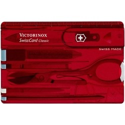 Нож / мультитул Victorinox SwissCard (черный)