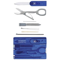 Нож / мультитул Victorinox SwissCard (синий)