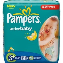 Подгузники (памперсы) Pampers Active Baby 3 Plus / 88 pcs