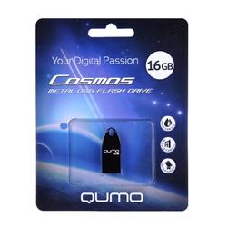 USB Flash (флешка) Qumo Cosmos 16Gb (черный)