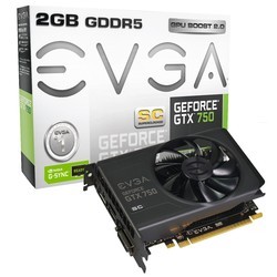 Видеокарты EVGA GeForce GTX 750 02G-KR-P4-2754