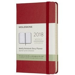 Ежедневники Moleskine Weekly Planner Pocket Red