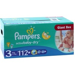 Подгузники (памперсы) Pampers Active Baby-Dry 3 / 112 pcs