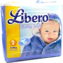 Подгузники (памперсы) Libero Baby Soft 2 / 90 pcs