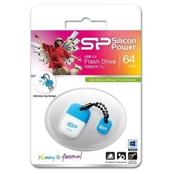 USB Flash (флешка) Silicon Power Touch T07 16Gb (розовый)