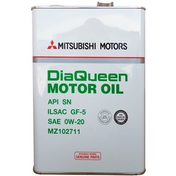 Моторное масло Mitsubishi DiaQueen 0W-20 SN/GF-5 4L