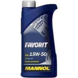 Моторное масло Mannol Favorit 15W-50 1L