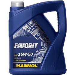 Моторное масло Mannol Favorit 15W-50 5L