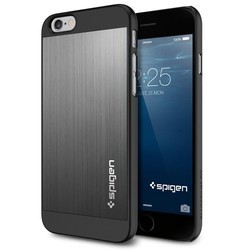 Чехол Spigen Aluminum Fit for iPhone 6 (серебристый)