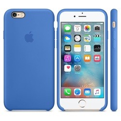 Чехол Apple Silicone Case for iPhone 6 Plus (синий)