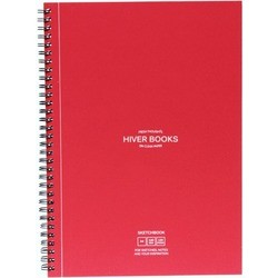 Блокноты Hiver Books Plain Sketchbook A4 Red