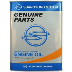 Моторное масло SsangYong Motor Diesel Gasoline 10W-40 4L