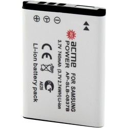 Аккумулятор для камеры AcmePower SLB-0837B