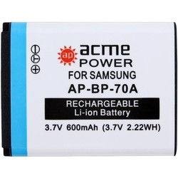Аккумулятор для камеры AcmePower BP-70A