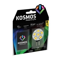 Лампочки Kosmos Premium LED JCR 1.2W 3000K G4