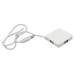 Картридер/USB-хаб 5bites HB24-202 (белый)