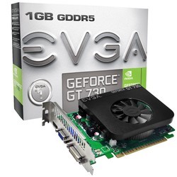 Видеокарты EVGA GeForce GT 730 01G-P3-3736-KR