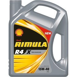 Моторное масло Shell Rimula R4 X 15W-40 5L