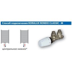 Полотенцесушители Korado Koralux Rondo Classic-M KRCM 700.600