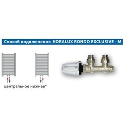 Полотенцесушители Korado Koralux Rondo Exclusive-M KRXM 1220.750