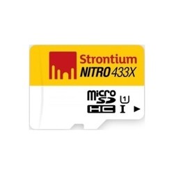 Карты памяти Strontium Nitro microSDHC UHS-I 433x 16Gb