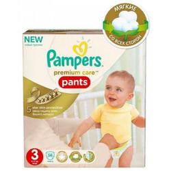 Подгузники Pampers Premium Care Pants 3 / 56 pcs