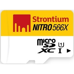 Карты памяти Strontium Nitro microSDXC UHS-I 566x 64Gb