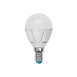Лампочка Uniel LED-G45-6W/NW/E14/FR/DIM