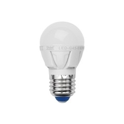 Лампочка Uniel LED G45 6W/WW/E27/FR/DIM