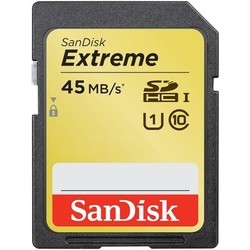 Карта памяти SanDisk Extreme SDHC UHS-I 45MB/s