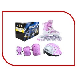 Роликовые коньки MaxCity Volt Combo (розовый)