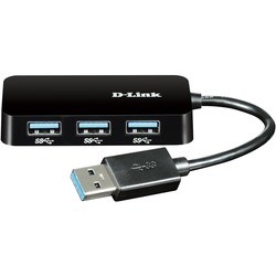Картридер/USB-хаб D-Link DUB-1341