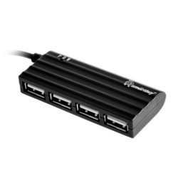 Картридер/USB-хаб SmartBuy SBHA-6810 (белый)