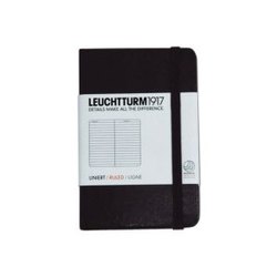 Блокноты Leuchtturm1917 Ruled Notebook Mini Black