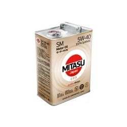 Моторные масла Mitasu Motor Oil SM 5W-40 4L