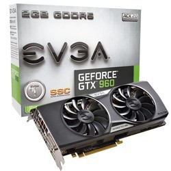 Видеокарта EVGA GeForce GTX 960 02G-P4-2966-KR