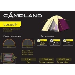 Палатка Campland Locust 2