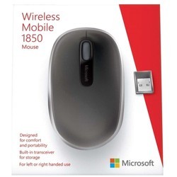 Мышка Microsoft Wireless Mobile Mouse 1850 (черный)