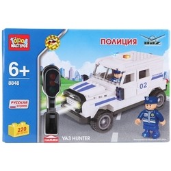 Конструктор Gorod Masterov UAZ Hunter Police 8848