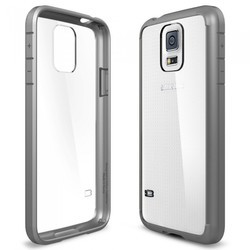 Чехол Spigen Ultra Hybrid for Galaxy S5 (серый)