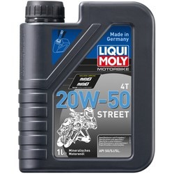 Моторное масло Liqui Moly Motorbike 4T 20W-50 Street 1L