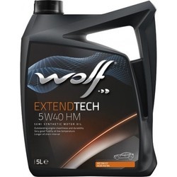 Моторное масло WOLF Extendtech 5W-40 HM 5L