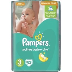 Подгузники Pampers Active Baby-Dry 3 / 82 pcs