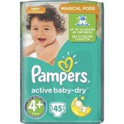 Подгузники Pampers Active Baby-Dry 4 Plus / 45 pcs